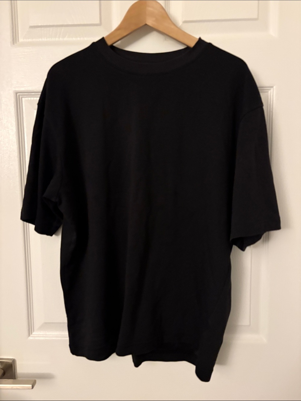 Uniqlo Black Oversized Short Sleeve Tee